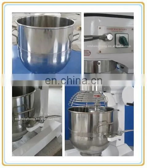 CE Certificate Multi Function Commercial Planetary Food Mixer with 3 Beaters