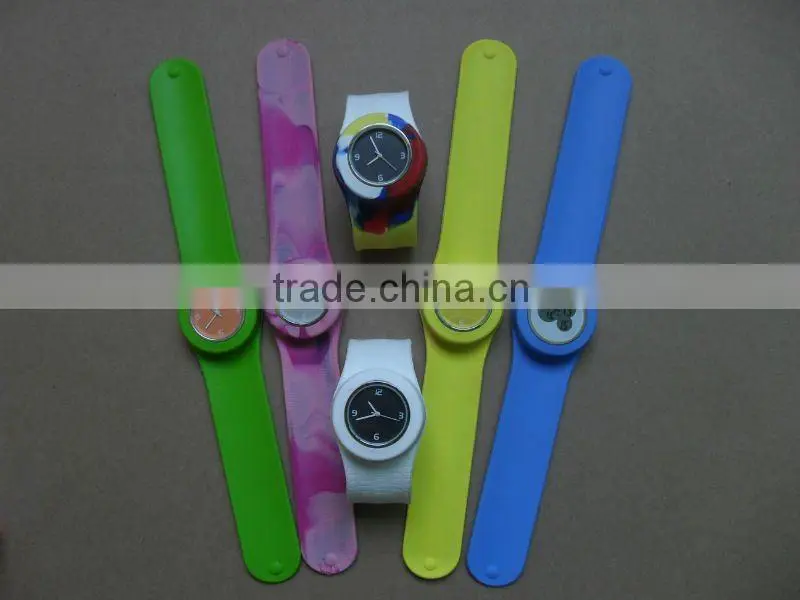 Custom Hot sale logo silicone watch for silicone o clock watch