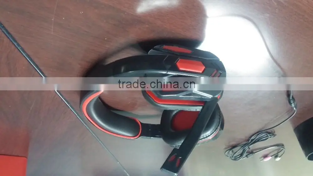2016 led professional player headset mic simulate war headset