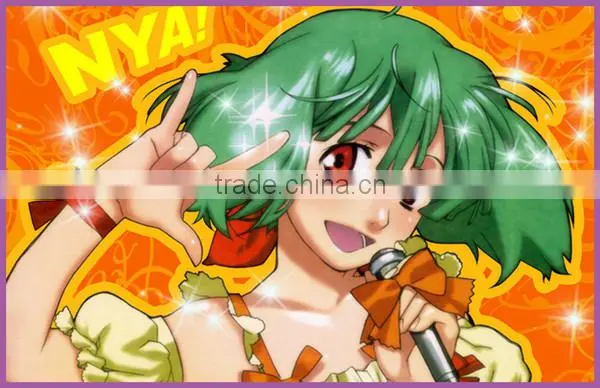 short green synthetic fiber Macross F-Ranka wig cosplay Wig
