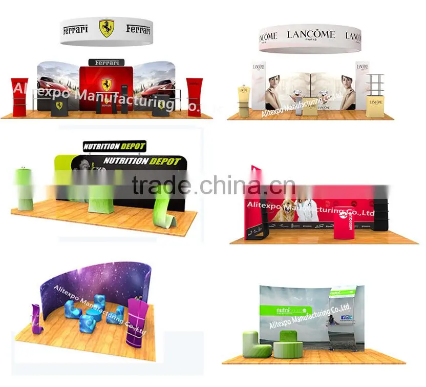 Wholesale in China Portable Promotion Advertising Exhibition Booth Display Stand Folding Expo Wall