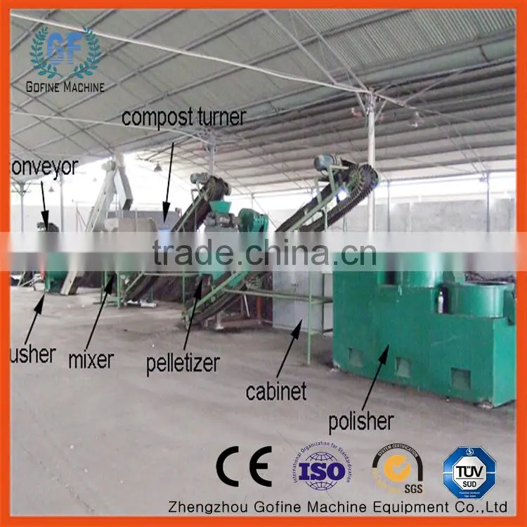 professional organic fertilizer pellet production line