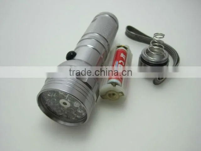 Aluminum 15+1 LED flashlight