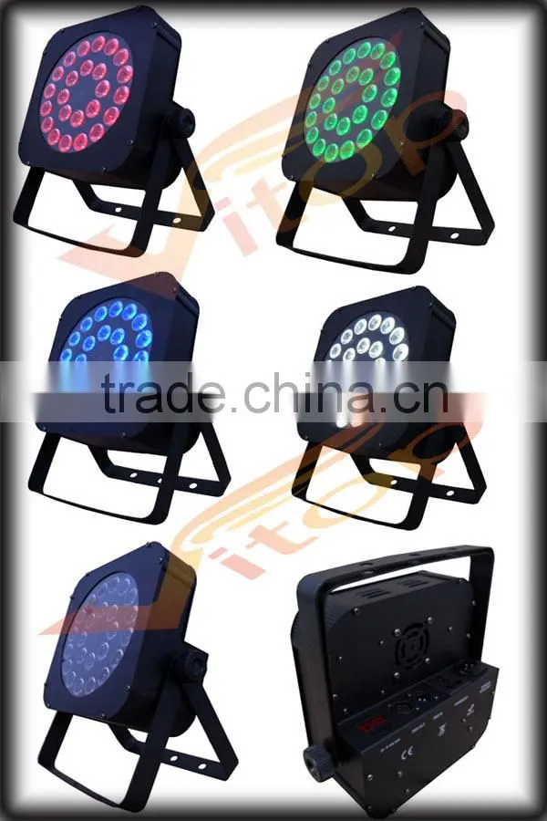 Big promotion! ! high power flat par led 24*10W 4 in 1 Par Light , rgbw led par 64