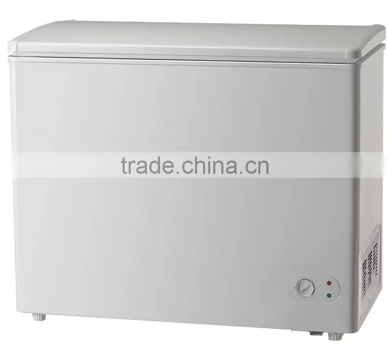red wine color chest freezer 100~800L with lock&key