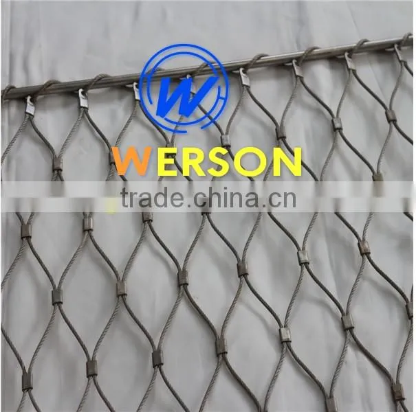 architectural facade rope mesh,architectural rope mesh ,stainless steel cable mesh | generalmesh