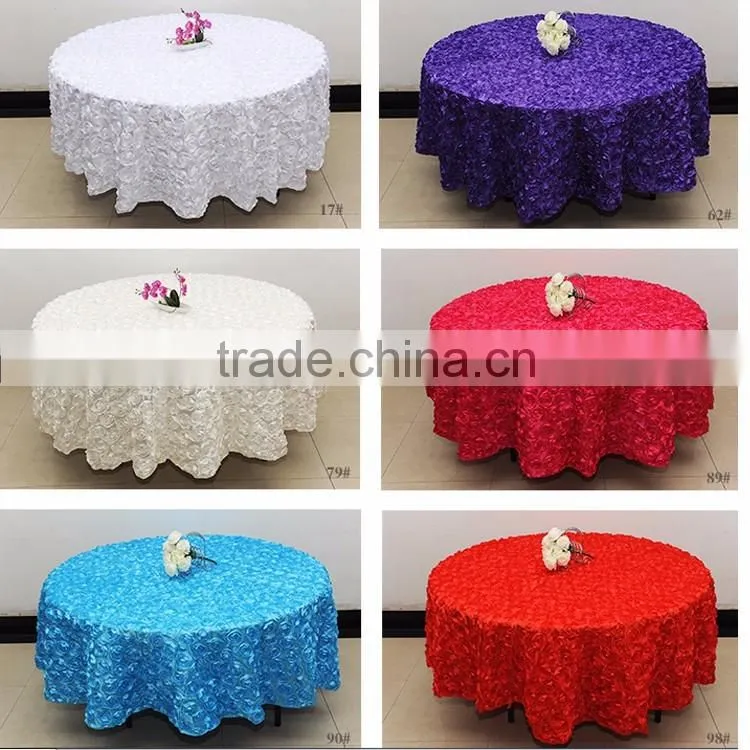 Wedding Decoration Red Rose Table Cloth HM-ZB62