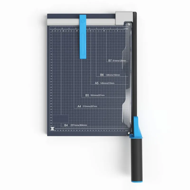Premium Paper Cutter B4 15 Inch Paper Trimmer Machine Manual Paper Guillotine Machine Metal Baseplate (GL410B)