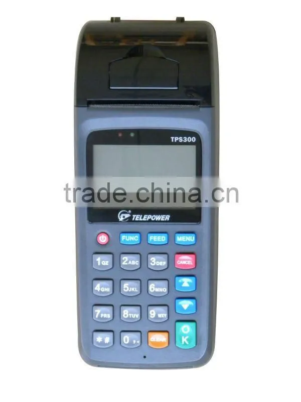GPRS POS, Quad-band 850/900/1800/1900mhz GSM GPRS wireless sms printer