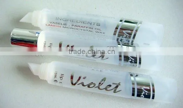 lipstick tube,lip gloss tube,5ml-30ml,soft tube cosmetics packaging