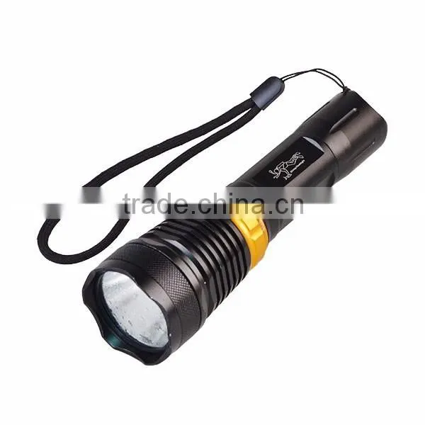 Aluminum Metal Q5 LED Powerful Diving Torch with Printing YT-57
