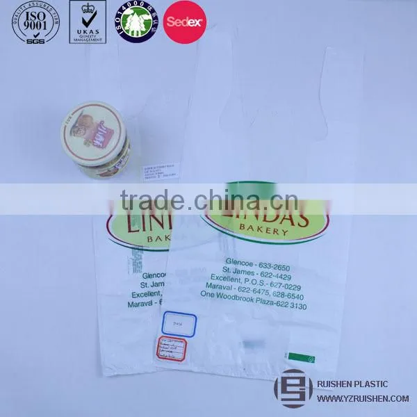 America Market Europe Market Exported Vest Garbage Bags HDPE Recycle