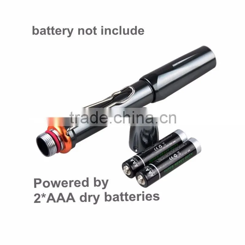 Mini 300LM Waterproof Pen Shape Light Q5 LED Torch Light with Pocket Clip