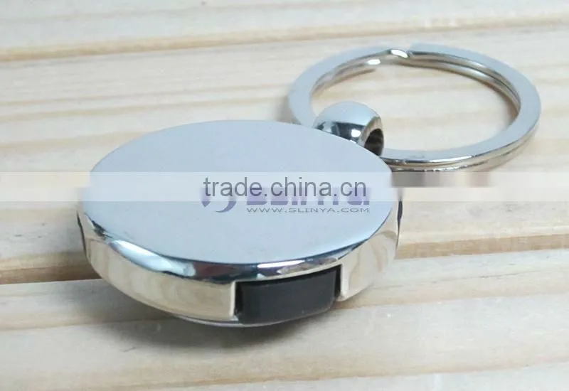 Metal Keychain Compass Luggage Portable