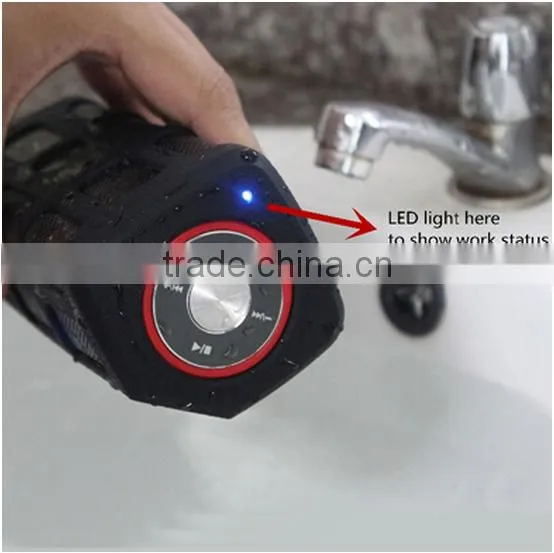 2016 Best selling 7000mAh Waterproof S400 portable bluetooth wireless speaker with powerbank best for smartphone