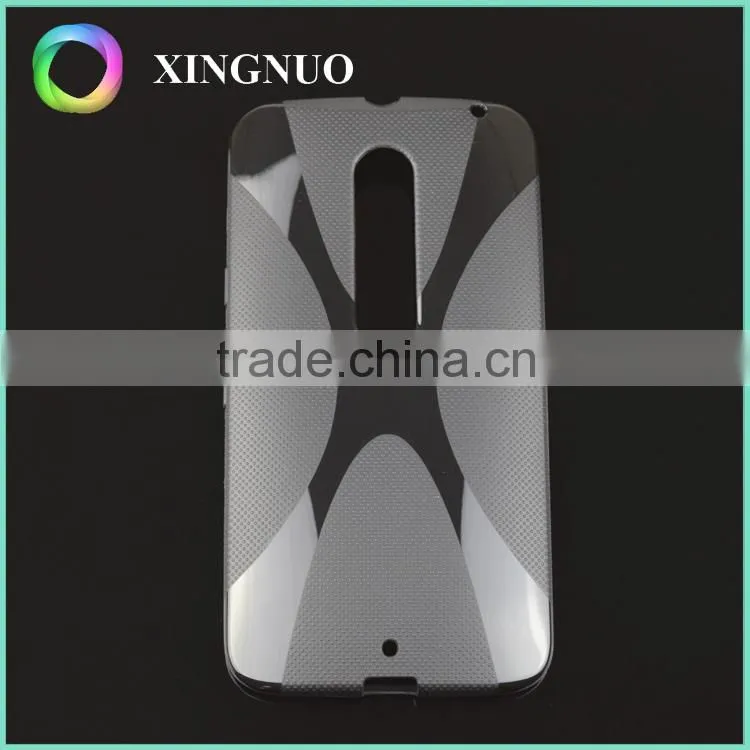 Slim Transparent Crystal Clear TPU Back Cover for MOTO X Style X Pure Edition XT1572 XT1570