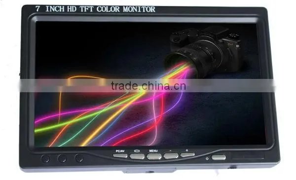 7inch HDMI/VGA/AVmonitor for car pc, camera, basic model