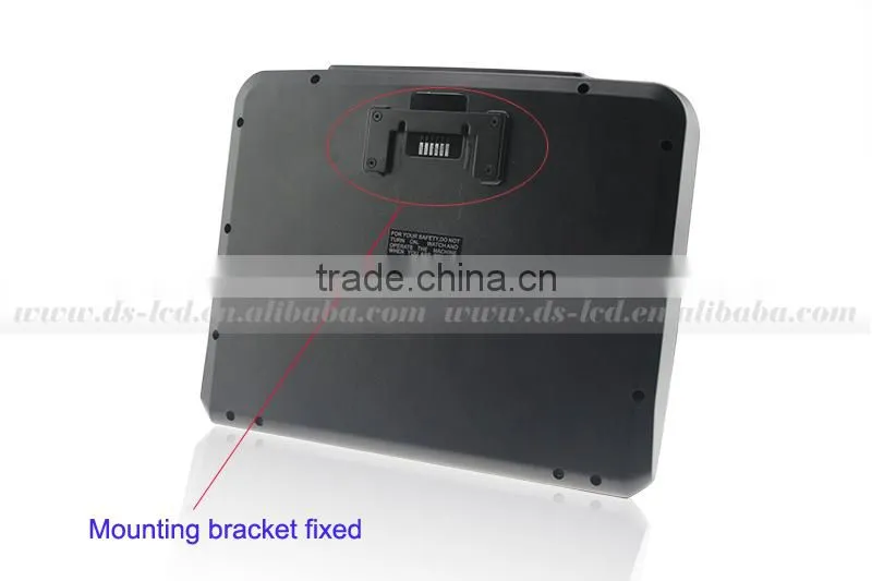 9" digital headrest DVD player without pillow