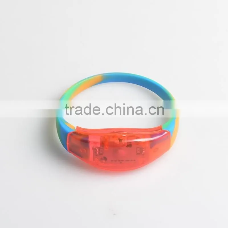 2016 Light-Up Flashing Bracelets led bracelet led silicone bracelet