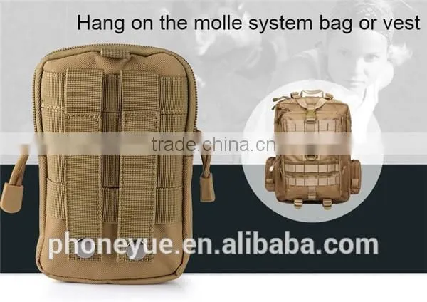 universal outdoor sports hip waist belt bag wallet purse bag with zipper for phone