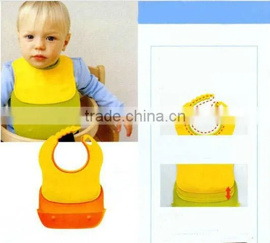 Silicone Baby Bibs Waterproof Infant Feeding Bibs