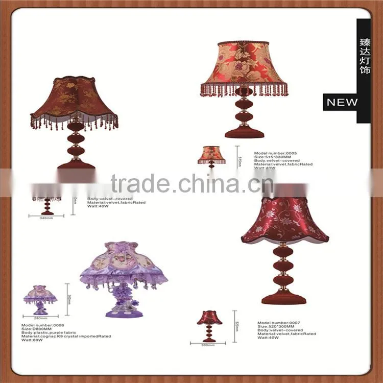 50cm height cheap table lamp&home decorative table lamp made in china