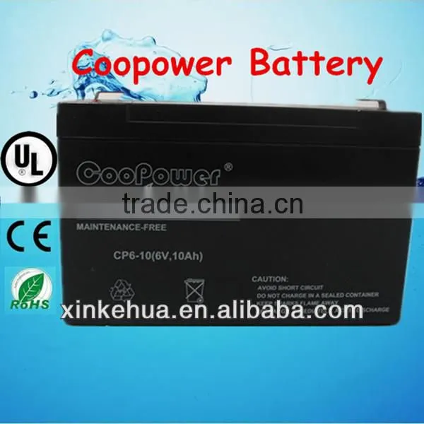 6v10ah 20hr battery for ups system and solar system /enmergency product