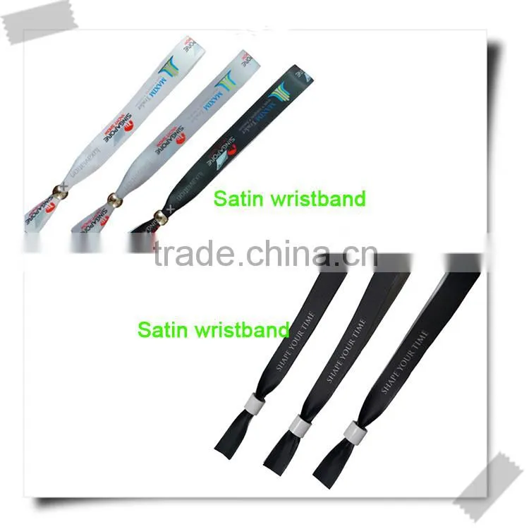 Fashion personalized woven fabric bracelets/music festival fabric wristband woven bracelet