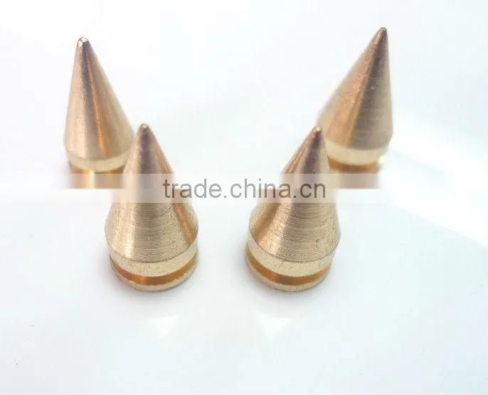 Conical tree screw back spike stud punk studs