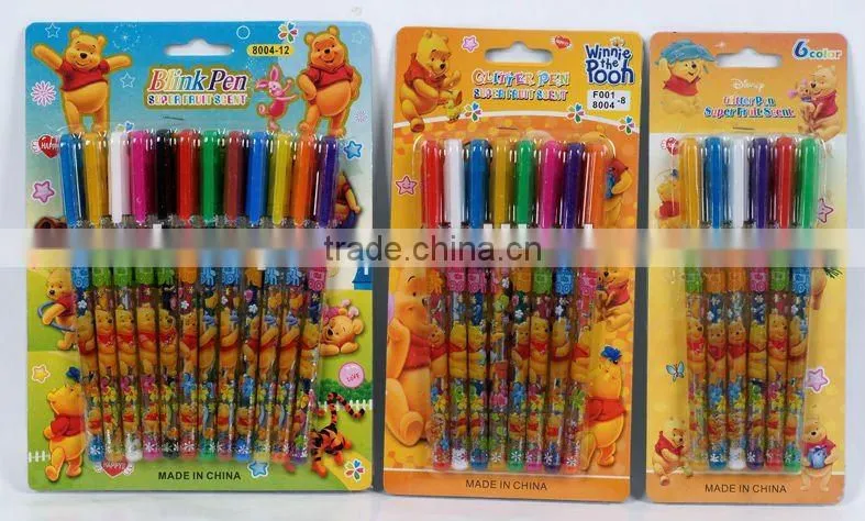 glitter gel ink pens