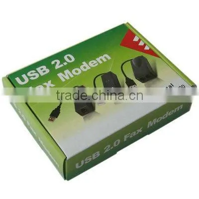 USB 2.0 56K V.92 / V.90 External Dial up Voice Fax Data Modem