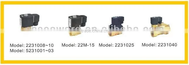 US-15 2/2 way pilot-operated steam solenoid valve (water,air,steam) water valve