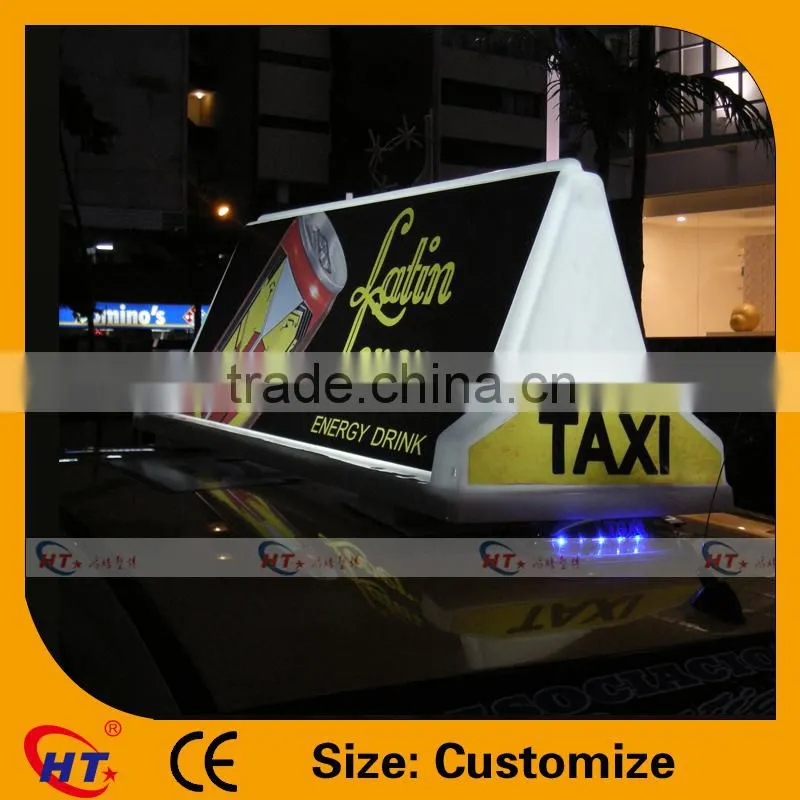 2015 PP plastic car neon sign with CE