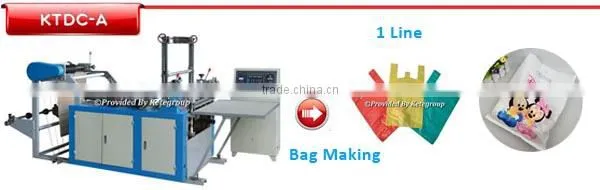 Hydraulic T-shirt Bag Punching Machine