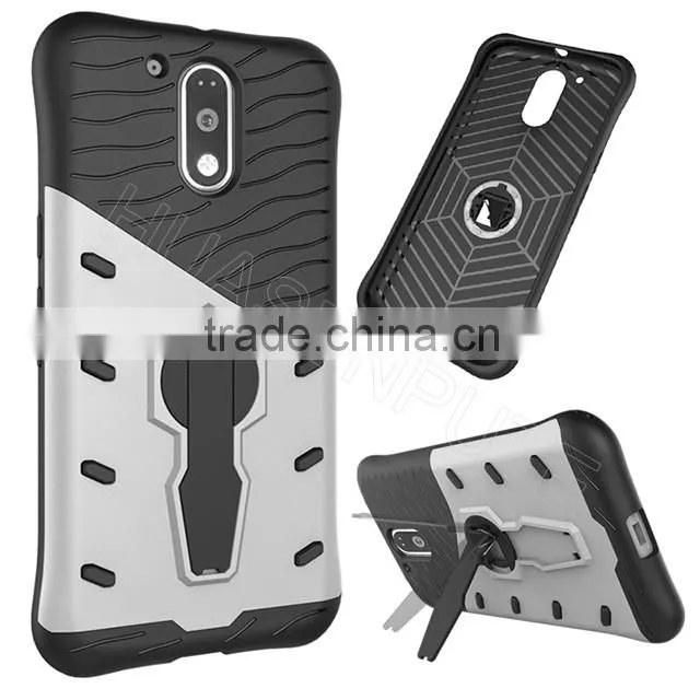 Popular Shock Resistant Armour Case with Stand For Motorola G4&G4 Plus