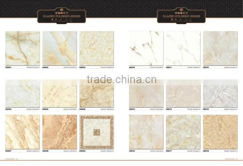 foshan glazed polished tiles super white marble porcelain tiles