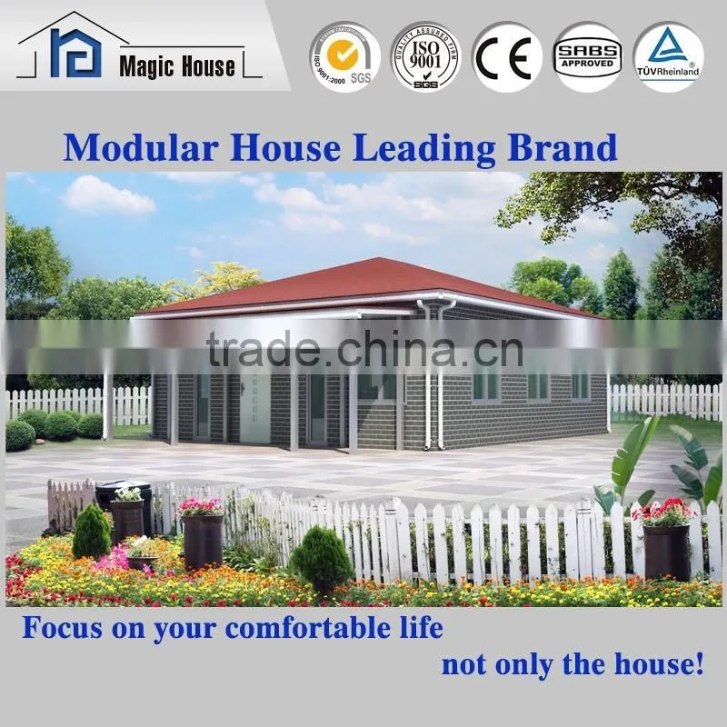 Hot galvanized color steel structure for prefab home/fast and easy assembly prefab house with low cost