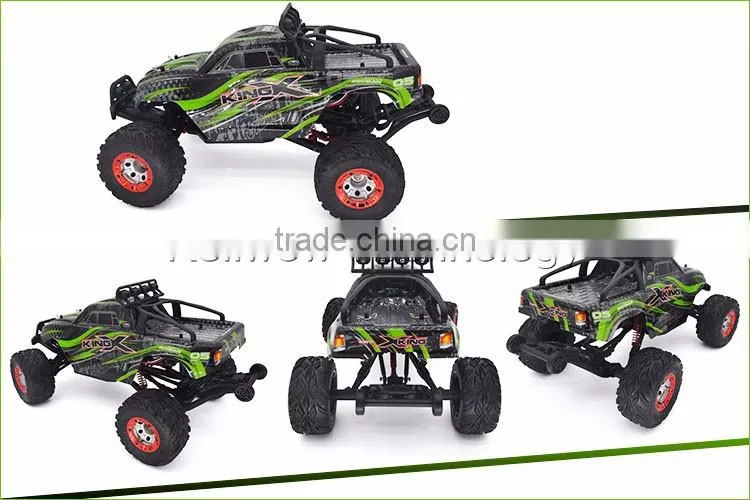 2.4G 4WD Big wheels Off Road RC Car 1/12 High speed rc monster truck rock racing car for sell