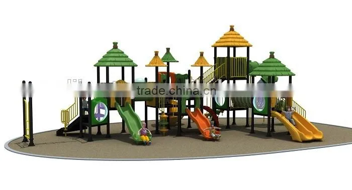 Kids Used Attractive Amusement Park With Spiral Tunnel,Plastic Outdoor Playground Equipment Items Games LE.DC.034