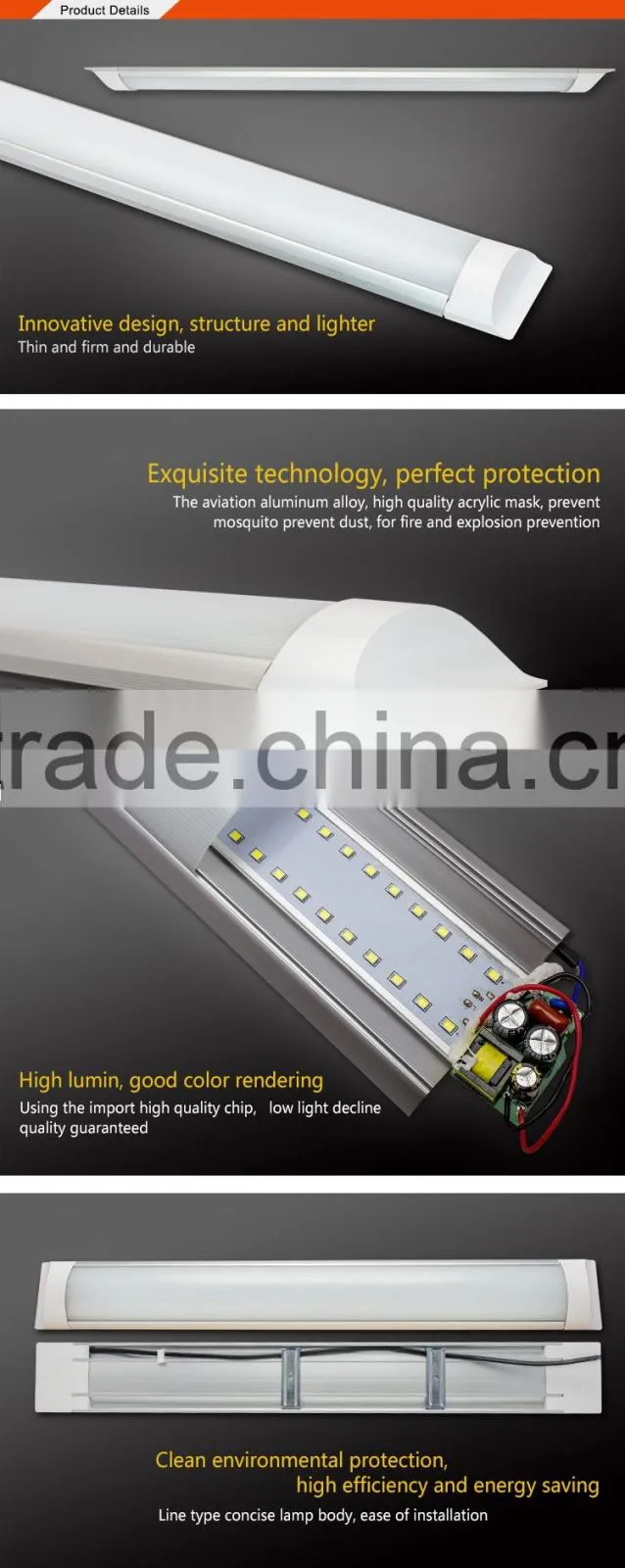 Explosion-proof 5ft t8 led tube light smd 2835