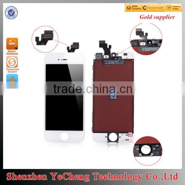 Factory price for iphone 5 lcd touch screen, 100% good lcd for iphone 5 with digitizer assembly