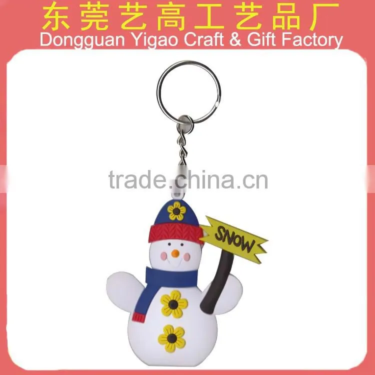 Factory wholesale soft pvc 3d & 2d plush keychain