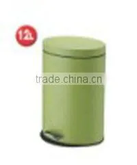 Stainless steel trash can