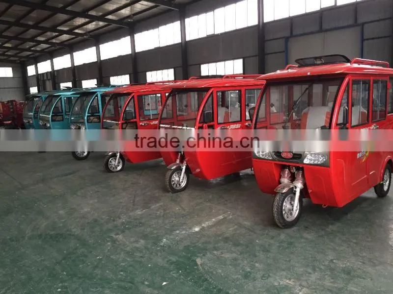 three wheel covered motorcycle/used 150cc tricycle for passenger