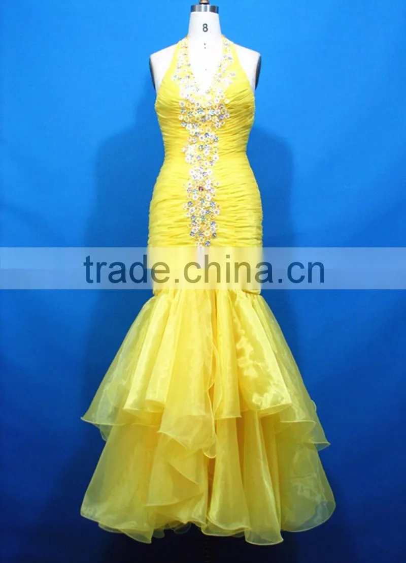 Elegant Evening Dress Wholesale Long Backless Prom Dress