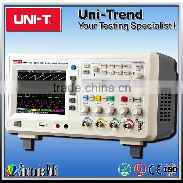 Best Four channel Digital Oscilloscopes UTD4104C