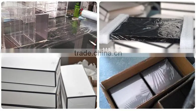 Deluxe Diamond Handle Clear Acrylic Makeup Organizer 5 6 7 Drawer Kardashian-style Storage Box Cube Case w Flip Top Quality