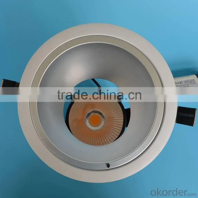 LED COB Downlight use for the hotel bedroom High power COB,high CRI (Ra >80)