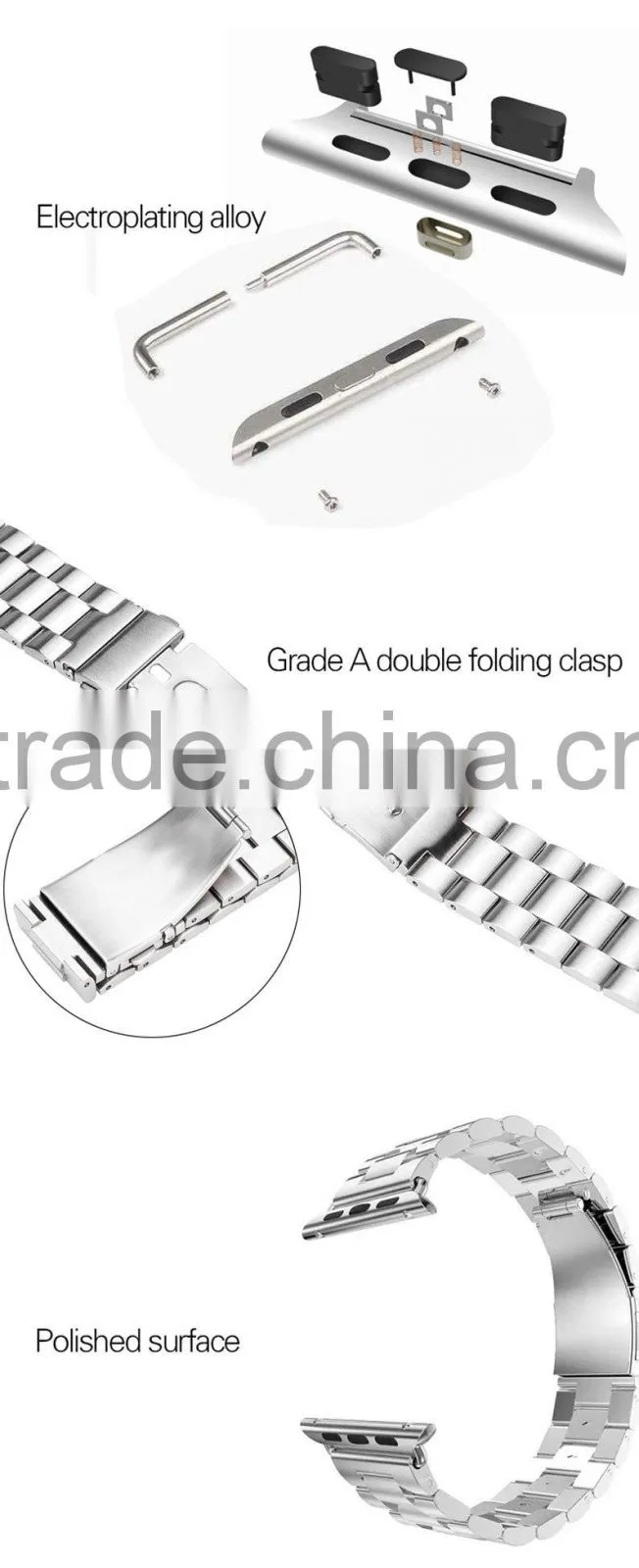 Hign Quality Stainless Steel Mental Band For Apple iWatch