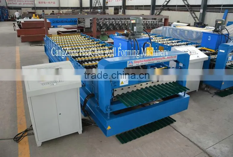 China Fully Automatic Aluminum Cold Roll Forming Machine for Wall Panel Making